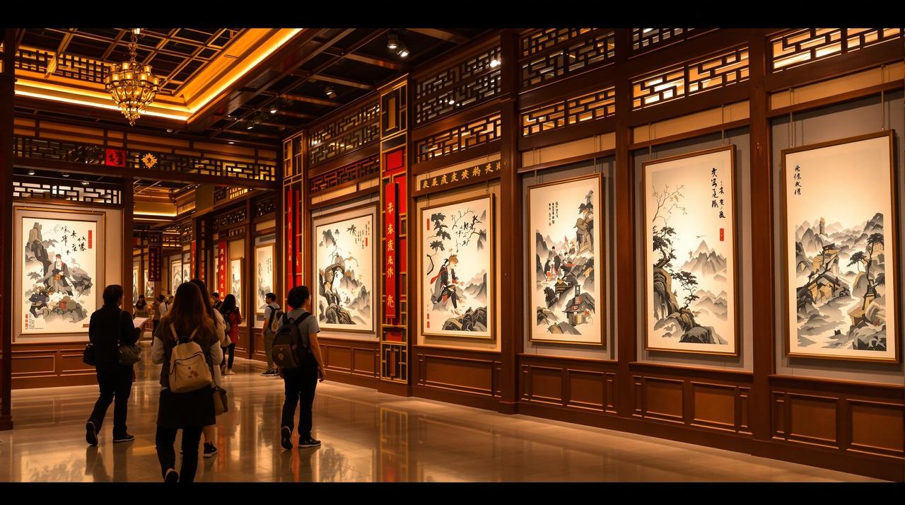 免费看漫画网站特别企划:「诗词入画」国风动漫艺术展 - 一词一牌皆是故事 · 线下特展 免费看漫画网站特别企划:「诗词入画」国风动漫艺术展
